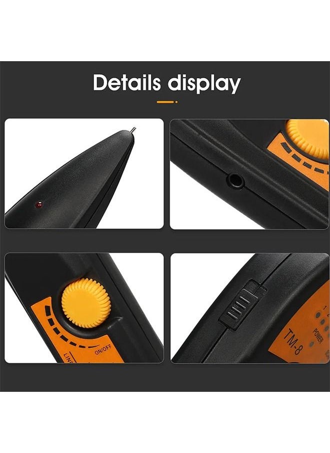 ماركة غير محددة - جهاز اختبار وتعقب اطراف الكابلات للتاكد من سلامة التوصيلات – RJ45-RJ11 / TM-8 - Image 1
