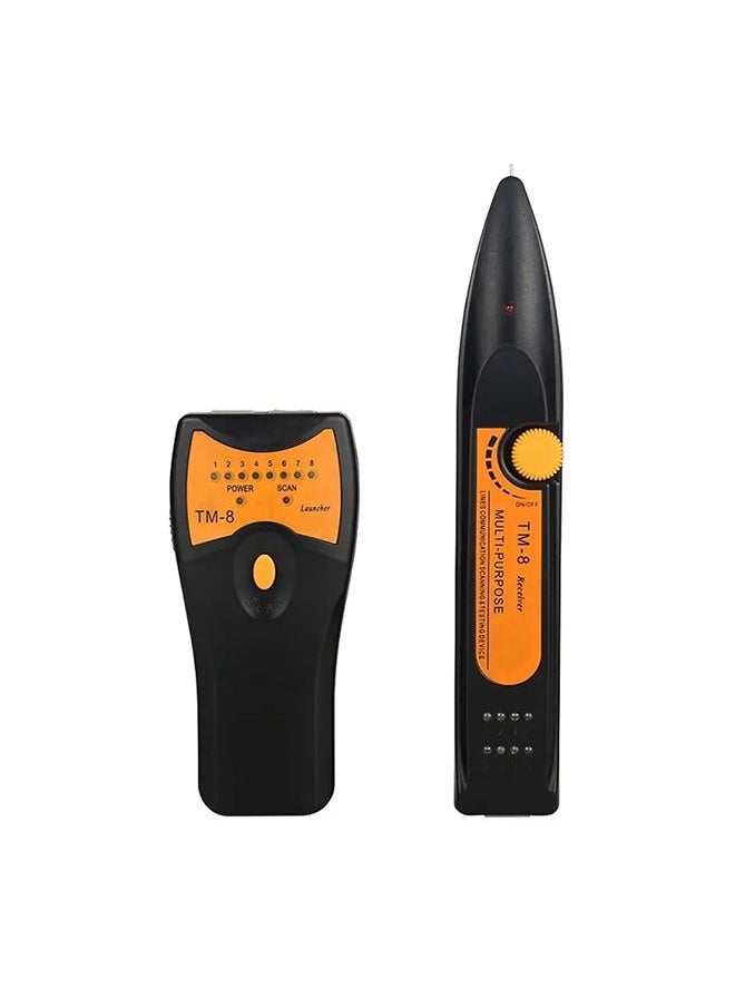 ماركة غير محددة - جهاز اختبار وتعقب اطراف الكابلات للتاكد من سلامة التوصيلات – RJ45-RJ11 / TM-8 - Image 1