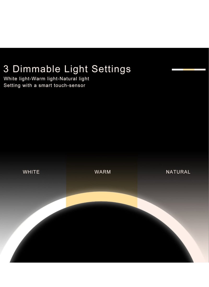 Generic - Portable LED Magnifying Makeup Mirror with Rechargeable Battery - Perfect for Travel and Daily Use - Image 1