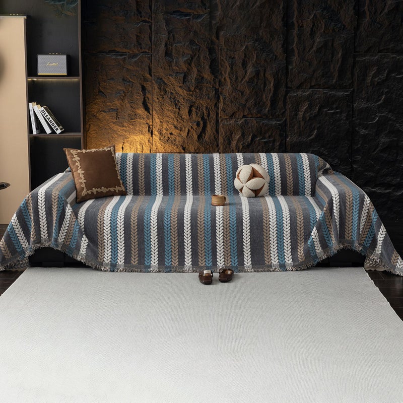 Chenille Sofa Towel, Retro And High-End, Universal Anti-Slip Cover Cloth For All Seasons, Universal Full Cover Cover, Sofa Cushion Cloth - Image 4