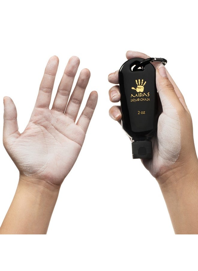 Midas - Grip Liquid Chalk Hand Chalk, Gym Chalk, Grip Chalk, Lifting Chalk, Mess Free Pro Quality Improves Grip For Rock Climbing, Weightlifting, Gymnastics Workout, Crossfit, Powerlifting And More. - Image 1