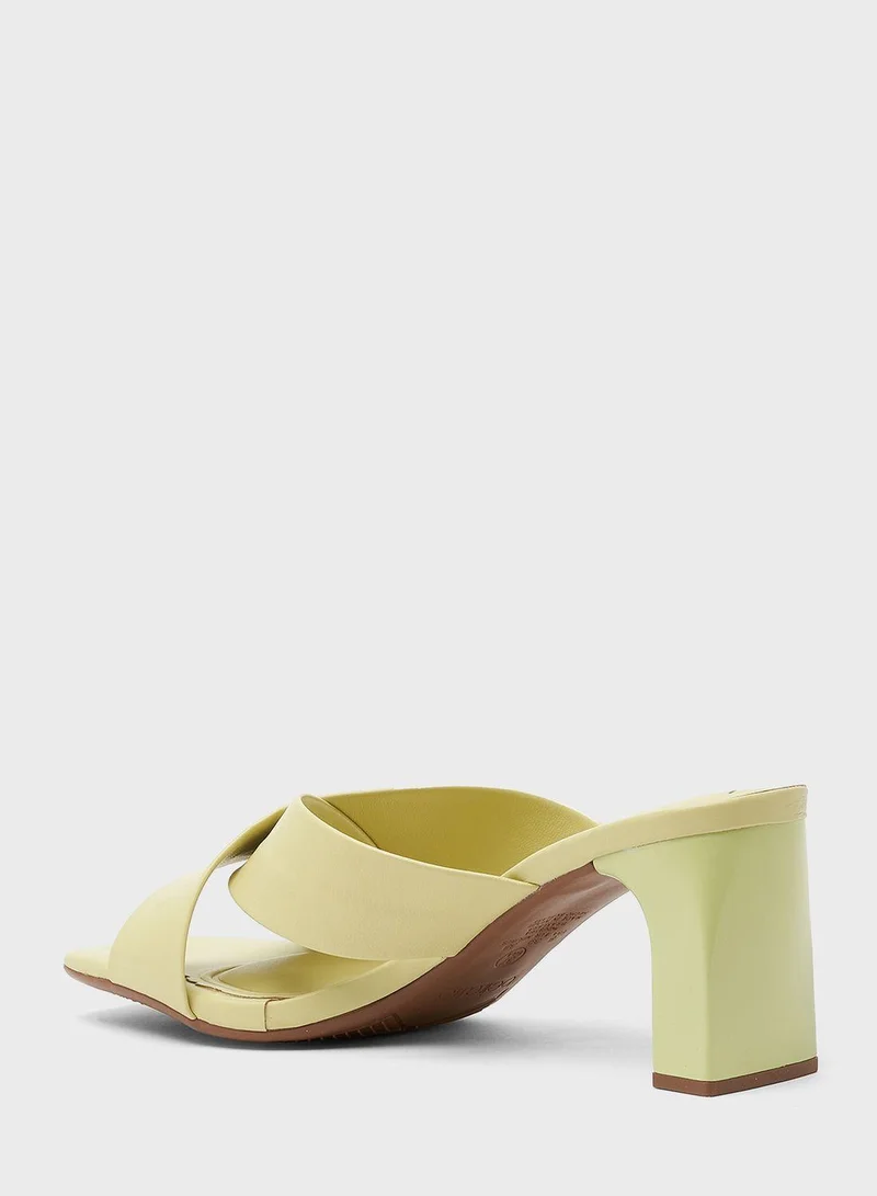 Beira Rio Mid Heels Sandals for Women – Sling Back Heel Sandals for Girls with Ankle Strap