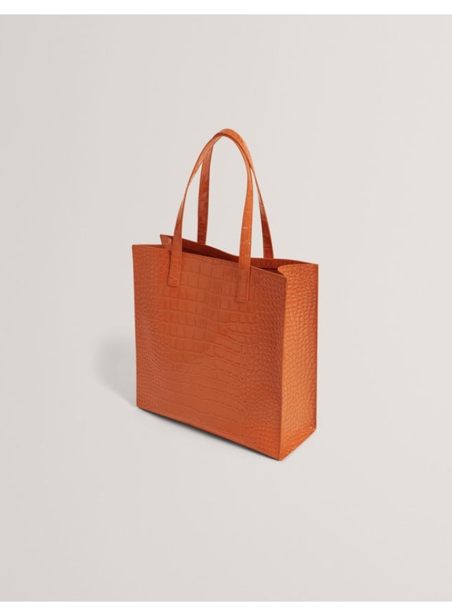 Ted Baker حقيبة أيقونية كبيرة بتأثير كروك - Image 5