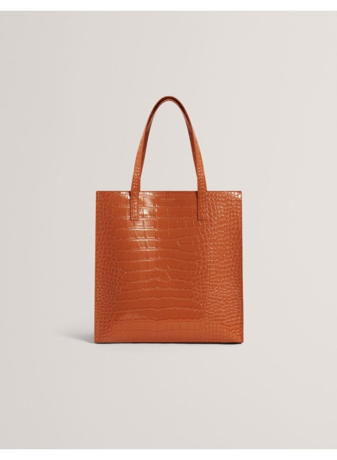 Ted Baker حقيبة أيقونية كبيرة بتأثير كروك - Image 2