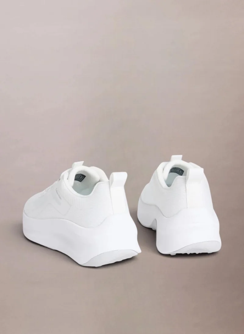 Calvin Klein Bright White CK Volumax - Chunky CK Stripe Runner Trainers for Women | Best Price UAE