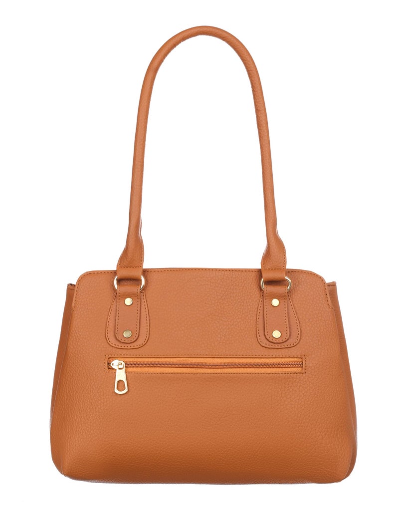 Keywest Women's Penguin Satchel Tote Handbag for Women | Ladies purse | Stylish Shoulder Bag | Gift For Woman | Tan - Image 4