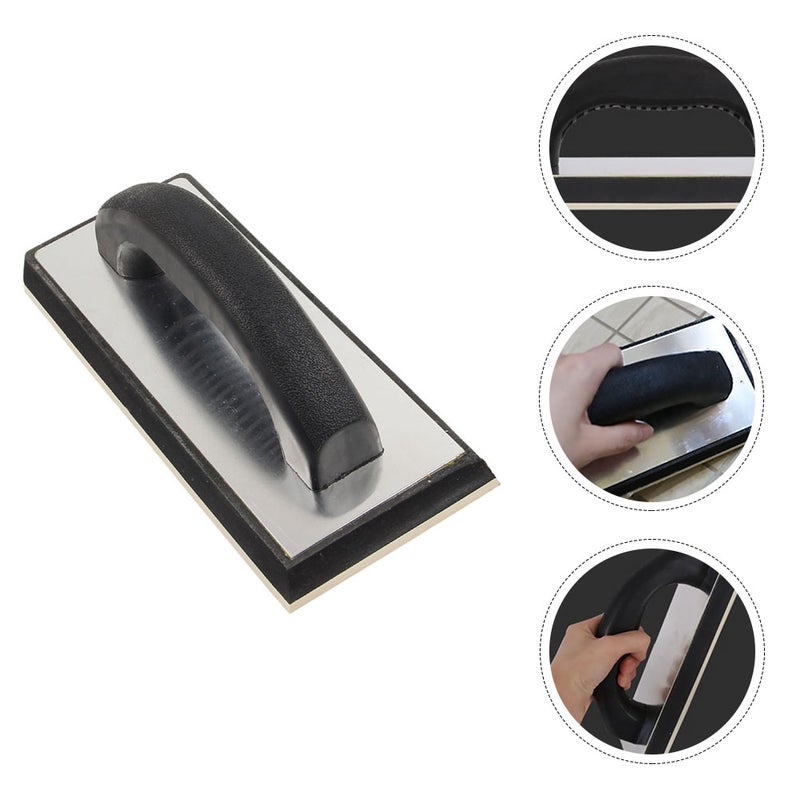 Rubber Board Mud scraper Concrete Finishing Tile Leveling Tool Adhesive Plastering Trowel Pad - Image 1
