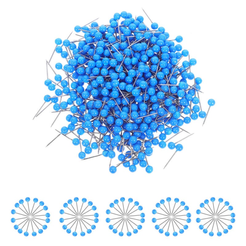4mm Pearl Ball Head Push Pins 500pcs for Map Bulletin Cork Board Office School Decorative Thumbtacks - Image 2