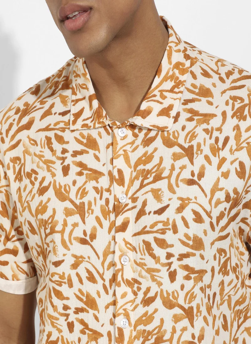 Instafab Plus Foliage Strokes Shirt