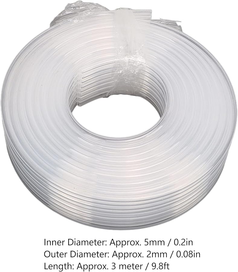 Transparent Ink Tube Replacement 9 8FT 8 Lines 5mm Outer 3mm Inner Diameter - Image 3