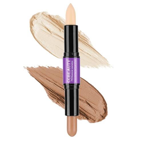 CCbeauty 2IN1 Matte Contour StickCream Dual Highlight Concealer Stick Highlighting  Contouring Kit Bronzer Highlighter Sticks for Face Shaping Makeup Long Lasting  Waterproof