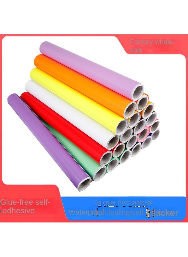 Bluejw Wholesale Window Stickers Red Handmade Stickers Kindergarten Stickers Anti-collision Waist Line Waterproof Door Wall Stickers - Image 2