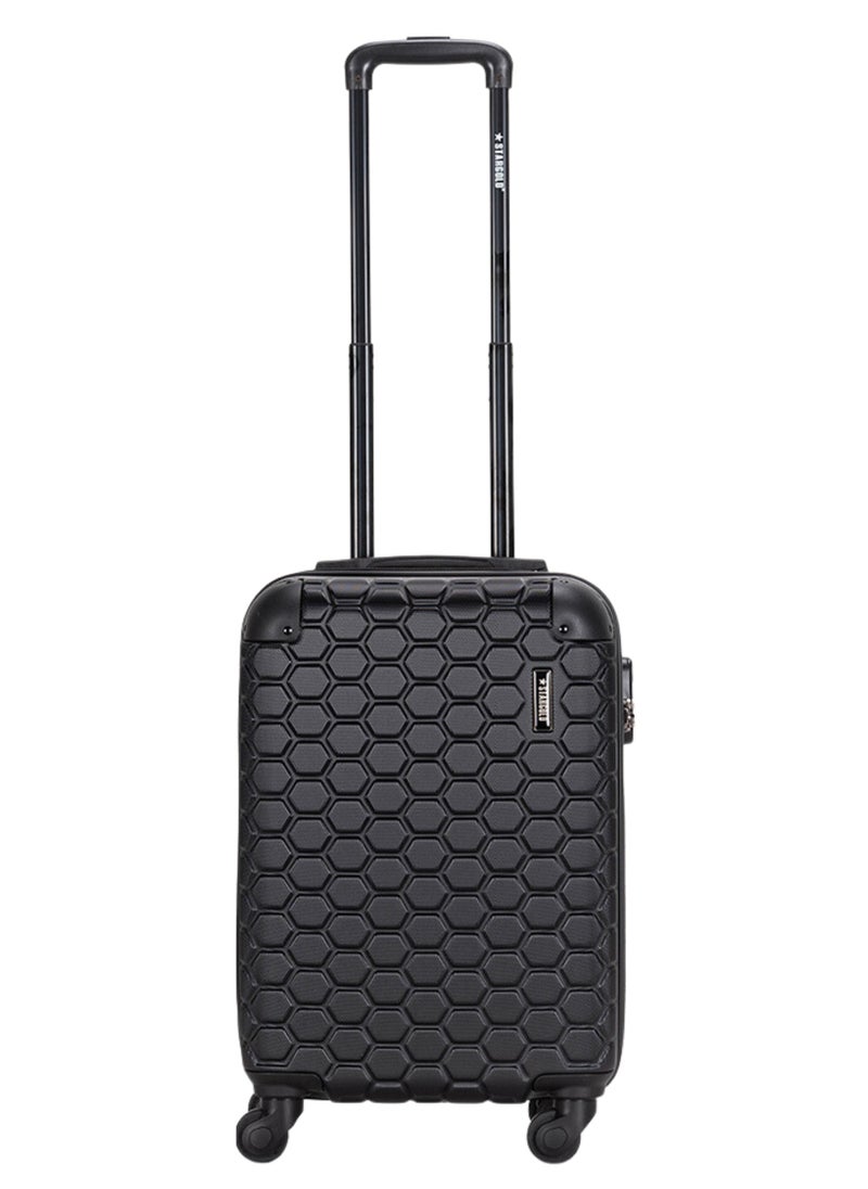 Stargold - Hardside Spinner 4 Wheels Luggage Trolley With Number Lock Black - Image 1