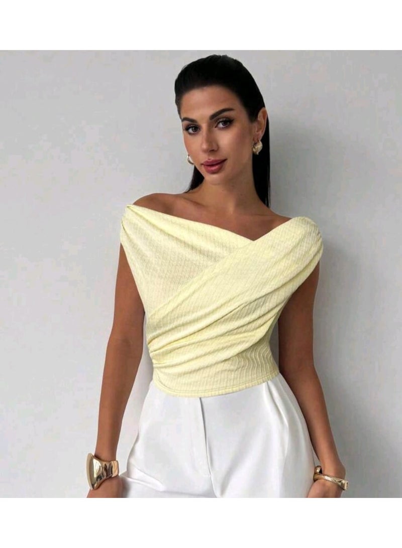 SHEIN Women's Elegant Minimalist Chic TOP - Image 1