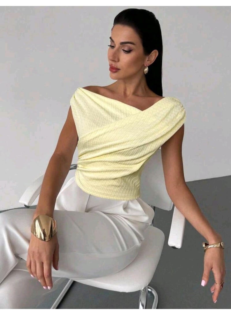 SHEIN Women's Elegant Minimalist Chic TOP - Image 3