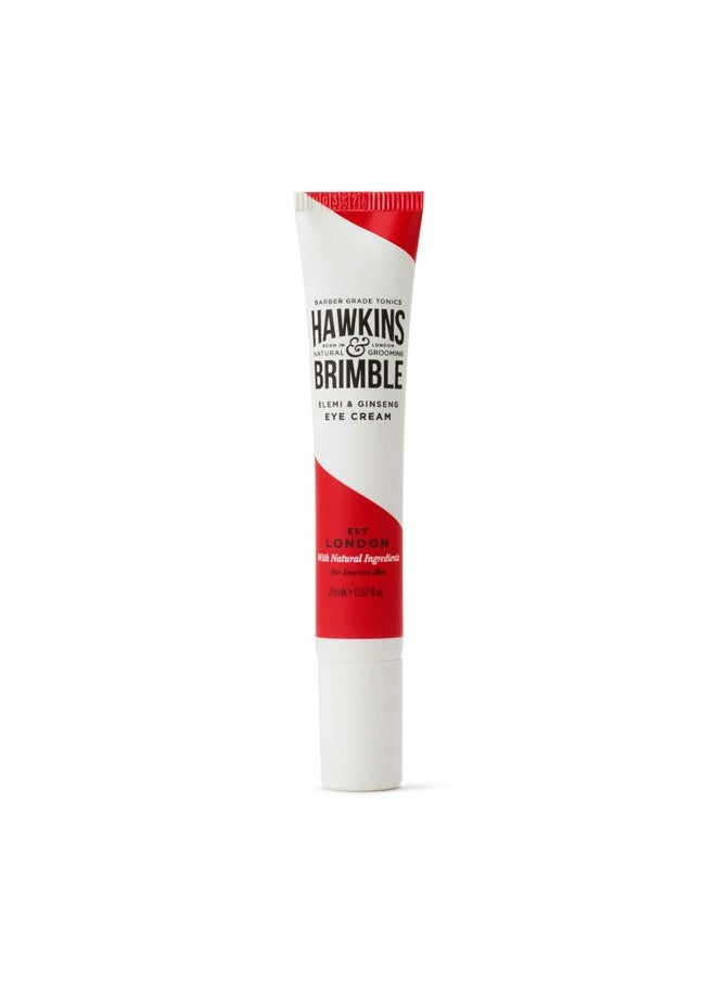Hawkins & Brimble - Under Eye Cream For Mens 20Ml Mens Dark Circles Eye Cream Eye Repair Cream For Puffy Eyes Energising Hydrating Anti Ageing & Anti Wrinkle Late Night Recovery 40'S & 50'S - Image 1
