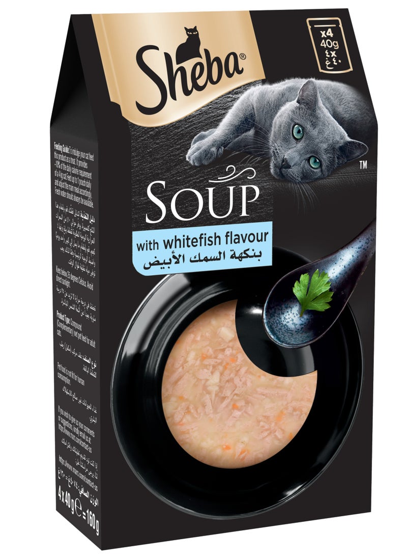 Sheba Cat Soup with Whitefish  - Image 1