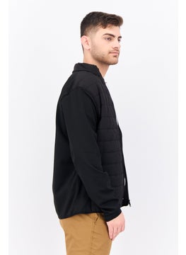 Threadbare Men Quilted Bomber Jacket, Black  - Image 2