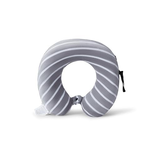 American Tourister Memory Foam | Travel Pillow | Neck & Lumbar Support for Men and Women | Memory Foam Comfort | After Dark Grey - Image 3