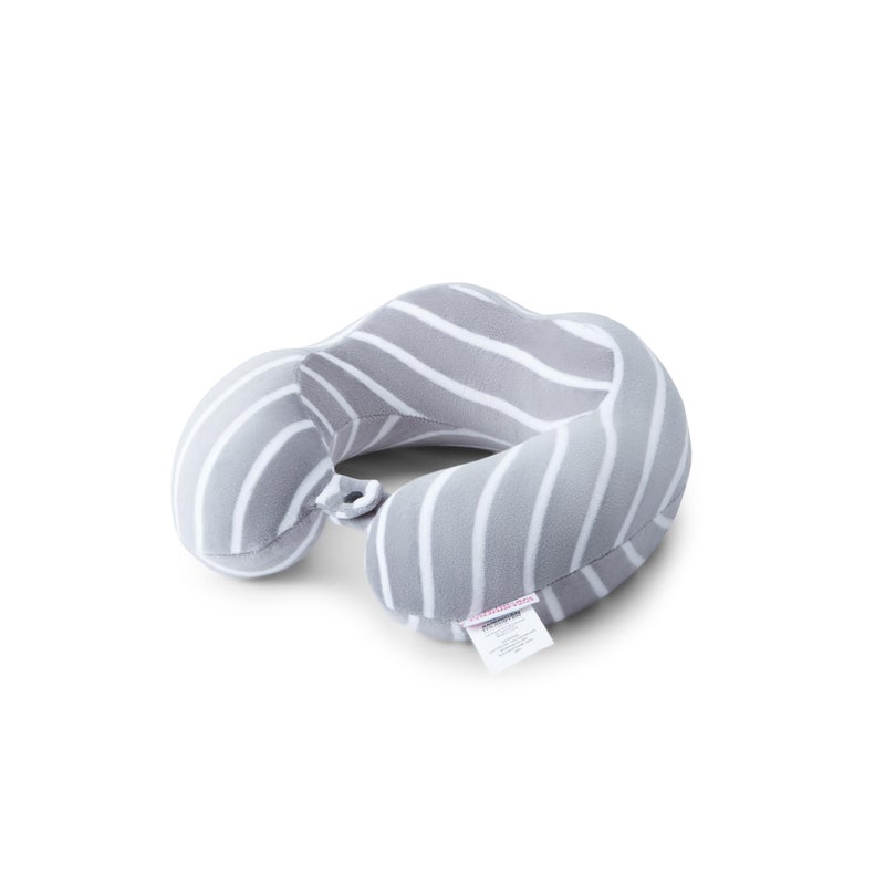 American Tourister Memory Foam | Travel Pillow | Neck & Lumbar Support for Men and Women | Memory Foam Comfort | After Dark Grey - Image 4