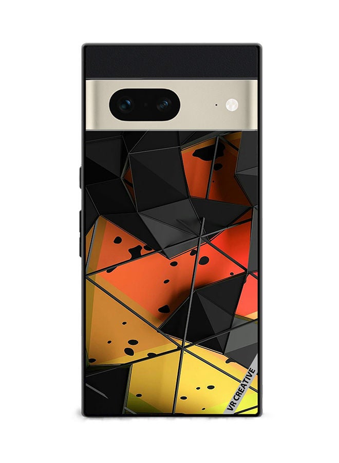 VR CREATIVE Protective Case Cover For Google Pixel 7 Abstract Design Multicolour - Image 1