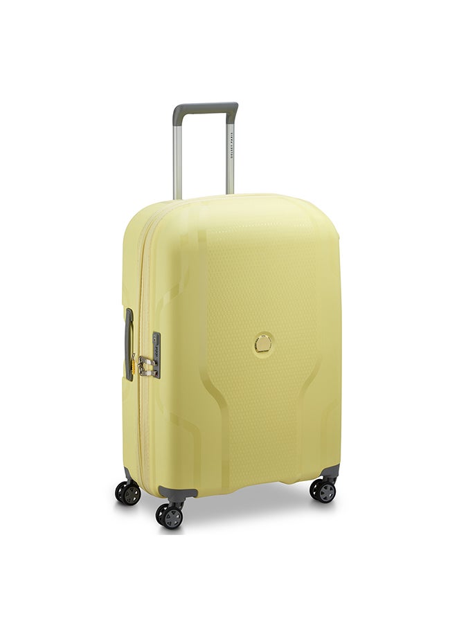 ديلسي _باريس حقيبة ترولي بعجلات مزدوجة  سم من كلافيل مواد معاد تدويرها - أصفر باهت - Image 2