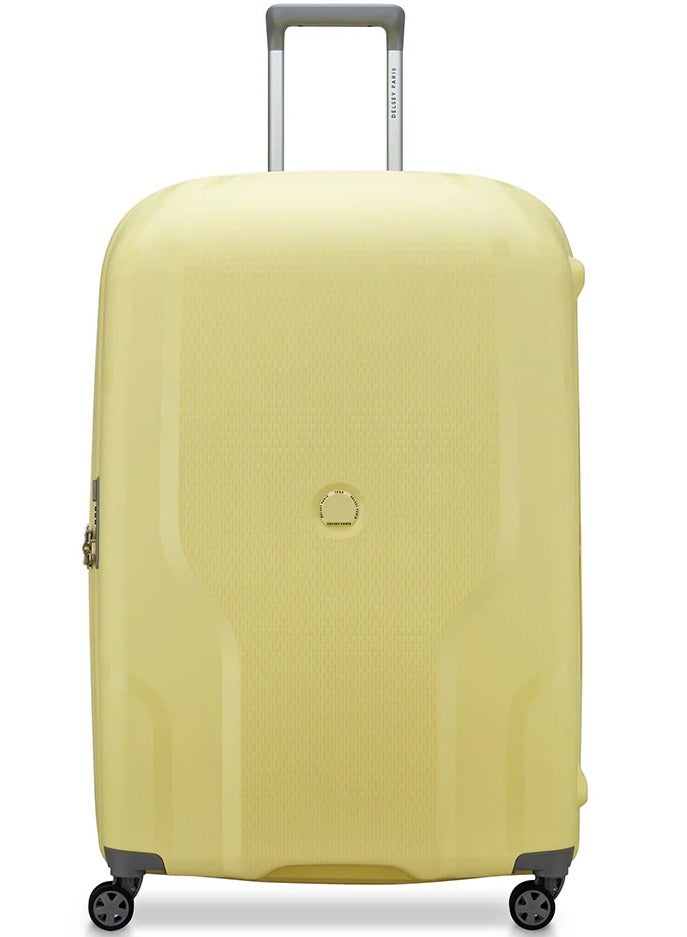 ديلسي _باريس حقيبة ترولي بعجلات مزدوجة  سم من كلافيل مواد معاد تدويرها - أصفر باهت - Image 1