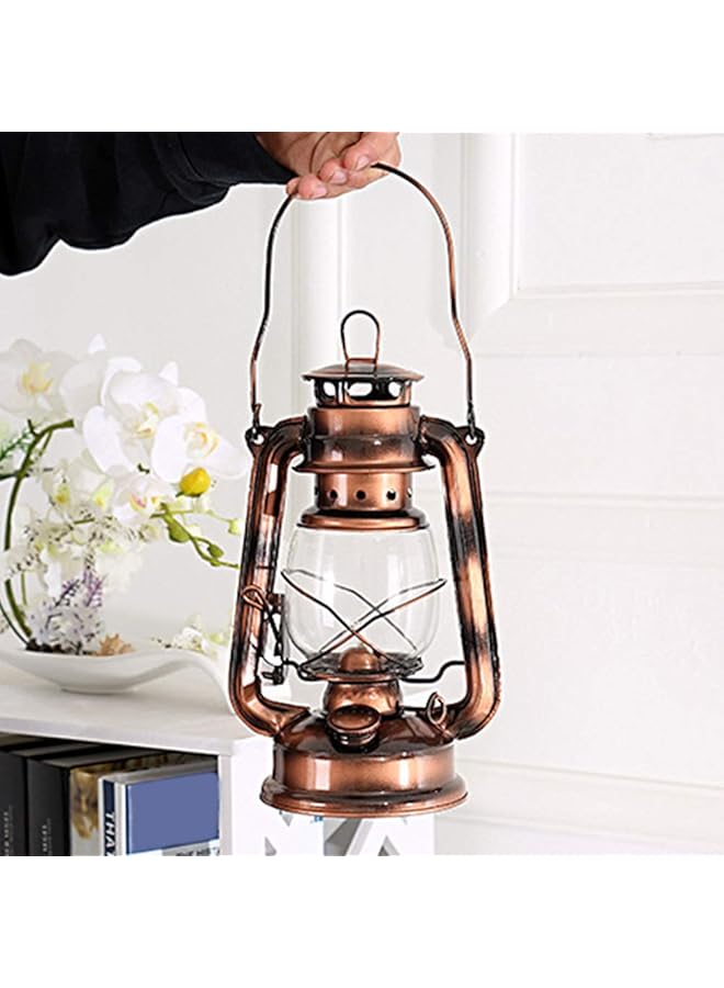 erorex Vintage Kerosene Oil Lantern Lights Portable Outdoor Camping Lights Emergency Hanging Light Lamp For Indoors And Outdoor Usage 10 Inches - Image 3