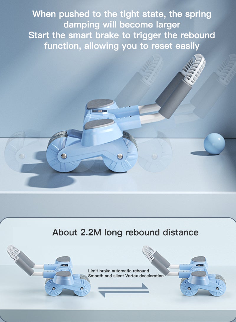 غرانفين توقيت ذكي نموذج التلقائي ترتد البطن عجلة معدات اللياقة البدنية المنزلية - Image 5