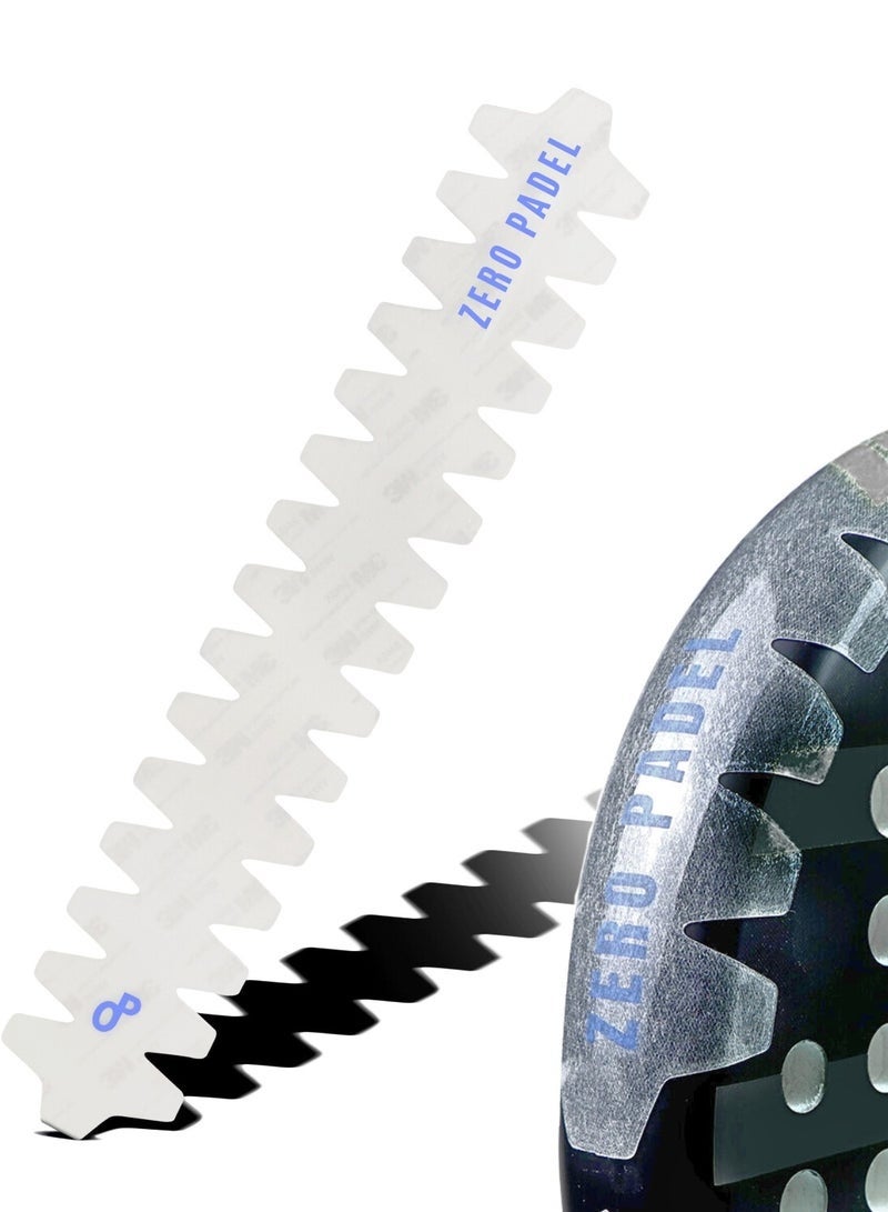 Bukela Racket Protector, Transparent – Large | 3M Adhesive, Lightweight & Durable for Maximum Edge Protection | Universal Fit, Easy to Apply - Image 1