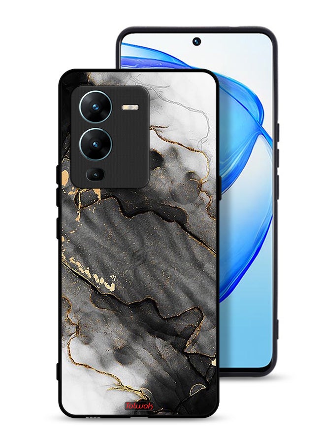 Tolwak Vivo V25 Pro 5G Protective Case Cover Glitter Marble - Image 1