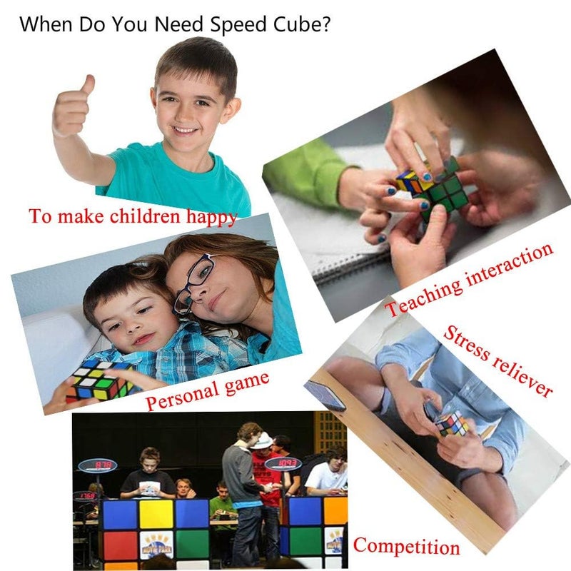 Rubix Cube Speed Cube 3x3x3 Smooth Turning Magic Puzzle Cube - Image 2