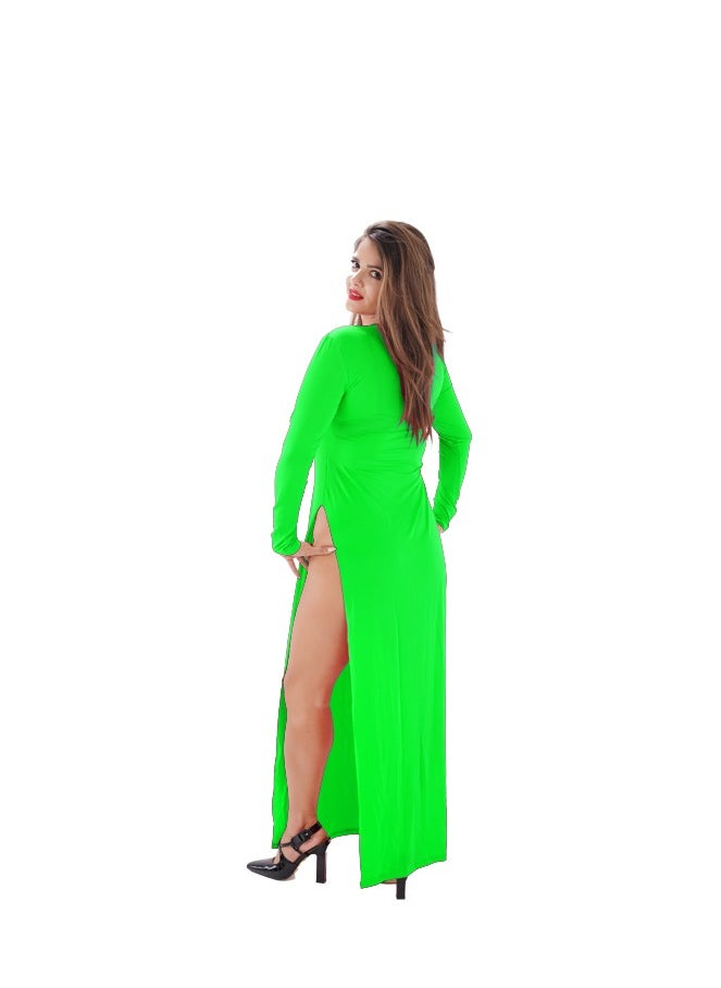 LONG SOFT SLEEPWEAR OPEN FROM BOTH SIDES