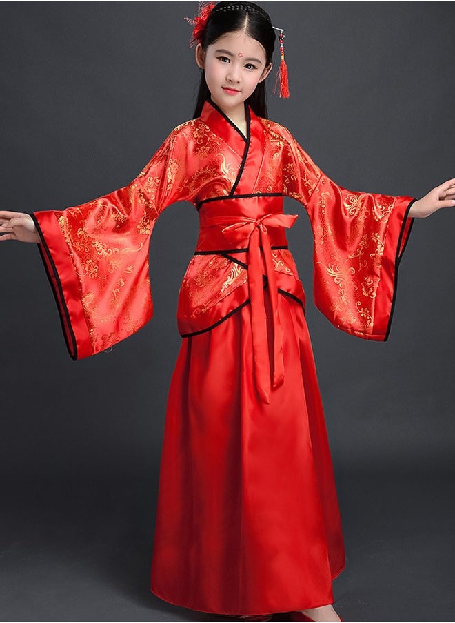 New Retro Chinese Hanfu Dress Imitation of Tang and Song Dynasties Girls' Dress  - Image 2