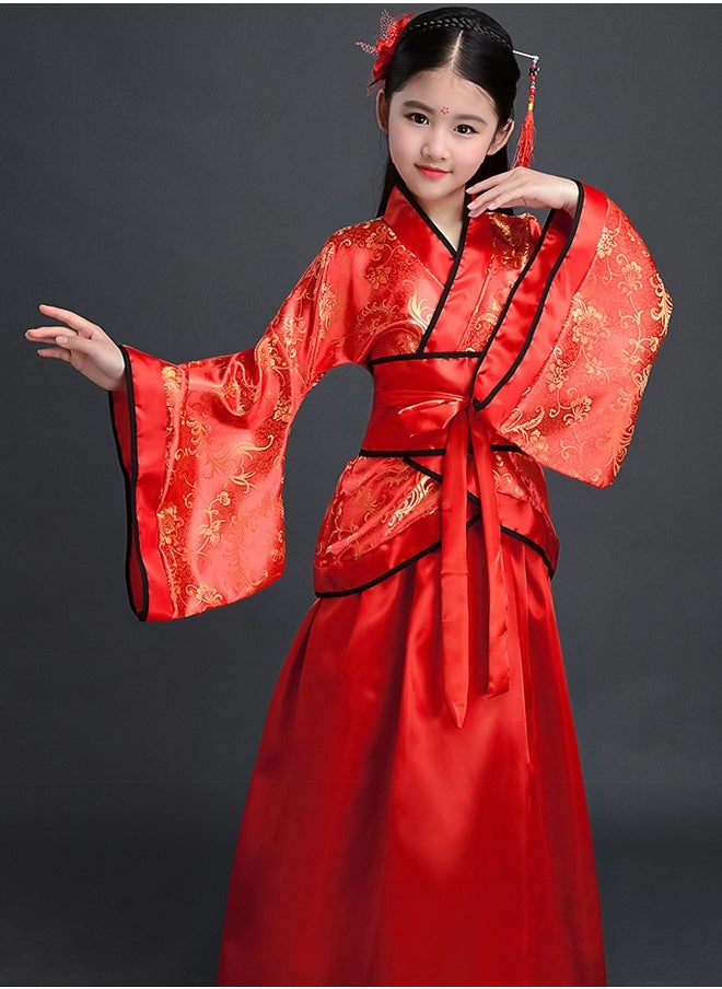 New Retro Chinese Hanfu Dress Imitation of Tang and Song Dynasties Girls' Dress  - Image 4