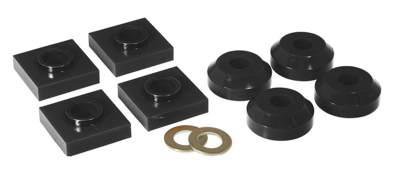 Prothane (6-1601-BL) 76 & Earlier Ford F150/250 Transfer Case Mounts - Black - Image 1