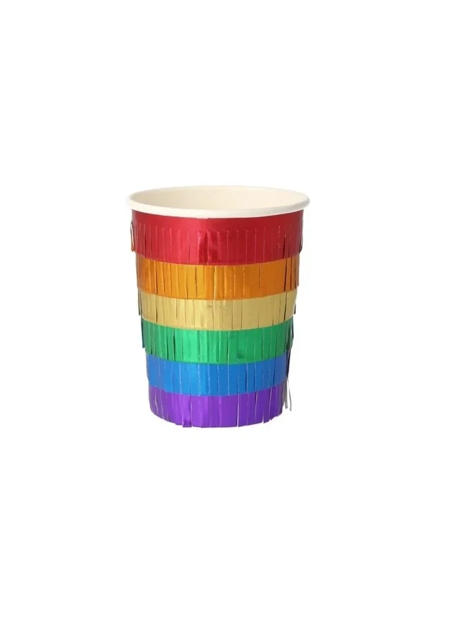 Meri Meri Rainbow Fringe Party Cups