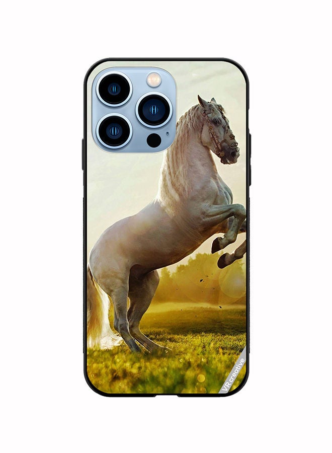 VR CREATIVE Protective Case Cover For Apple iPhone 13 Pro Horse Stance Design Multicolour - Image 1