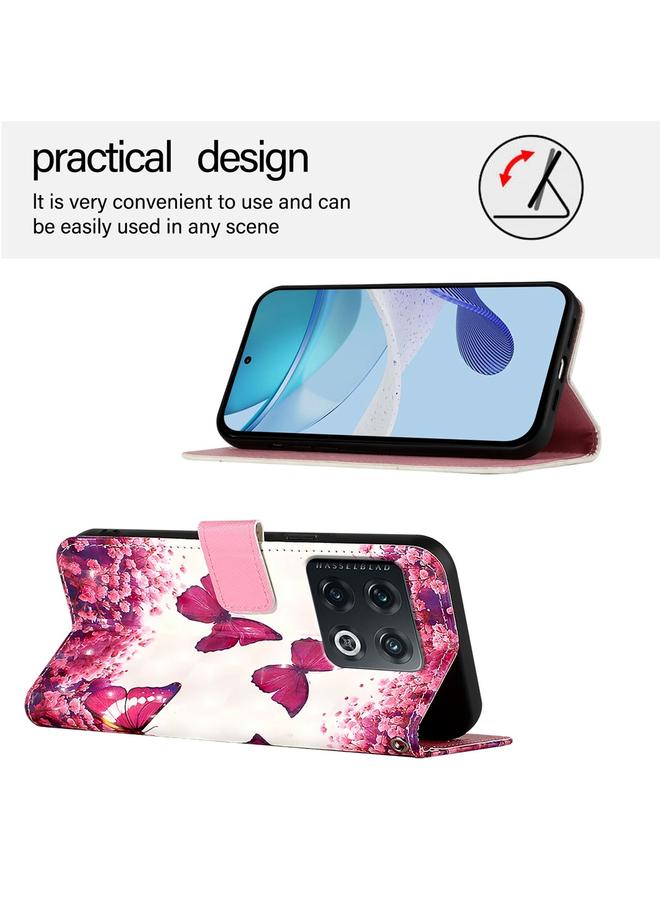 S-TOP Case For OnePlus 10 Pro 3D Painting Horizontal Flip Leather Phone Case - Image 3