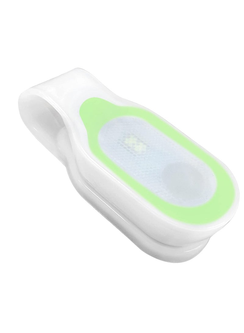 Cobest Nurse Nightshift Hands Free Lightweight Emergency LED Flashlight Clip on Flashlight Suitable for Walking Running Pets Outdoor Emergency, Green - Image 1
