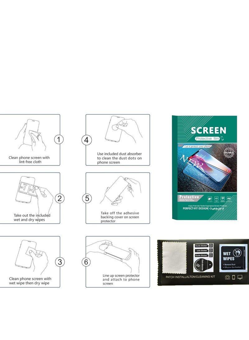 Denx 9D glass screen protector for Apple iPhone 15, clear - Image 2