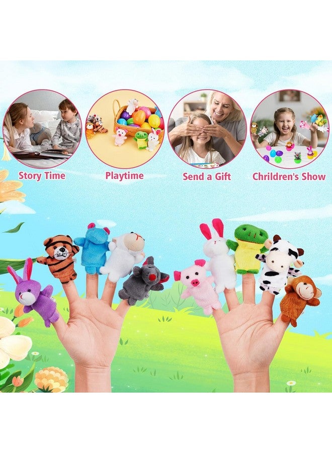 Lumiparty 16Pcs Easter Eggs Filled With Finger Puppets For Easter Basket Stuffers,Prefilled Easter Egg With Finger Puppets For Easter Egg Fillers,Party Favors,Goodie Bags Fillers, Easter Gift For Kids  - Image 5