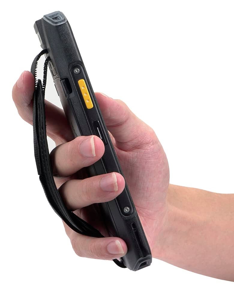 Nakedcellphone حزام يد لجهاز الماسح الضوئي المحمول من زيبرا TC21 TC22 TC26 TC27 TC53 TC58 TC73 TC78 - قابل للتعديل من كلا الطرفين - مقبض إصبع وحزام راحة اليد باللون الأسود - Image 4