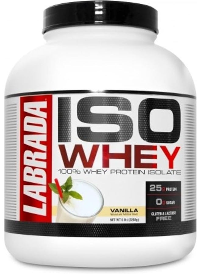 LABRADA Super Combo Labrada ISO 100% Whey Protein Isolate 5lb Vanilla + Free Labrada Crealean 250gm Creatine - Image 5