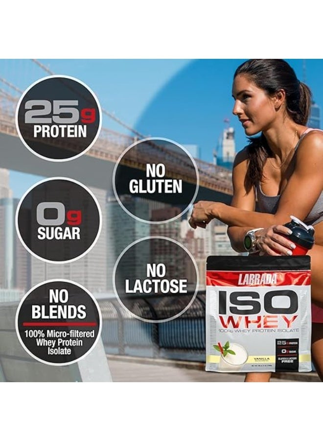 LABRADA Super Combo Labrada ISO 100% Whey Protein Isolate 5lb Vanilla + Free Labrada Crealean 250gm Creatine - Image 2