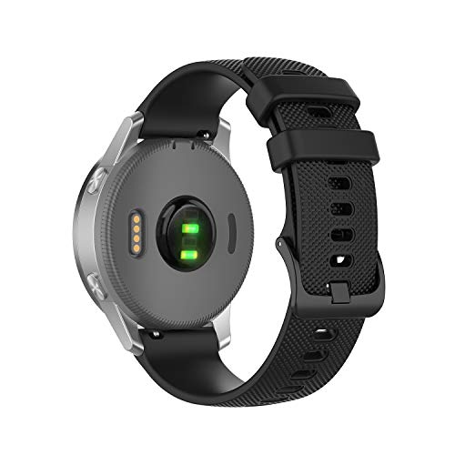 YEEJOK أشرطة ساعة YEEJOK 22 مم متوافقة مع Fossil Gen 6/5E 44 مم سيليكون + جلد، حزام رياضي بديل + حزام جلد لساعة Fossil Gen5 للرجال Carlyle Garrett / للنساء Julianna الذكية - Image 2