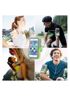 Sport Armband Workout Running Arm Bag Touch Screen Multifunctional Pocket with Earphone Hole for All Max Size 6.2inch Smartphone (Green) - pzsku/ZEB2D127396D00AF01F01Z/45/_/1704303378/8a8eb973-e8de-4bfb-aa0b-b7d30e454a72