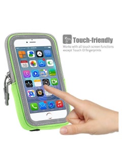 Sport Armband Workout Running Arm Bag Touch Screen Multifunctional Pocket with Earphone Hole for All Max Size 6.2inch Smartphone (Green) - pzsku/ZEB2D127396D00AF01F01Z/45/_/1704303379/7eee59ba-d510-4b24-93b6-3d18463f29d2