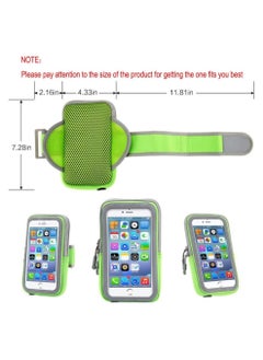 Sport Armband Workout Running Arm Bag Touch Screen Multifunctional Pocket with Earphone Hole for All Max Size 6.2inch Smartphone (Green) - pzsku/ZEB2D127396D00AF01F01Z/45/_/1704303379/bb8f07e3-d597-48cb-8f5f-ad7d7357401e