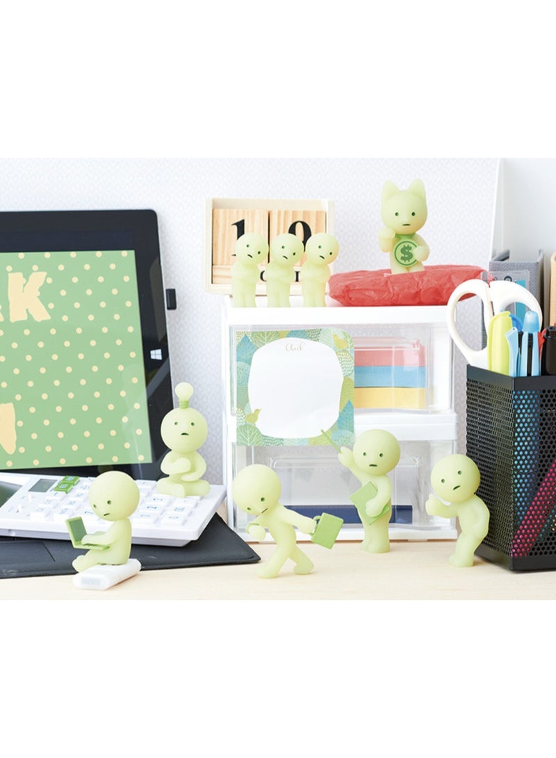 Smiski [1pc - High Quality] Smiski Work Series Glow-in-the-Dark Creature (Blind Box Edition) - Image 5